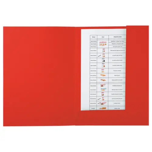 50  Hemden 2 flappen Forever - Exacompta - Assortiment kleuren 