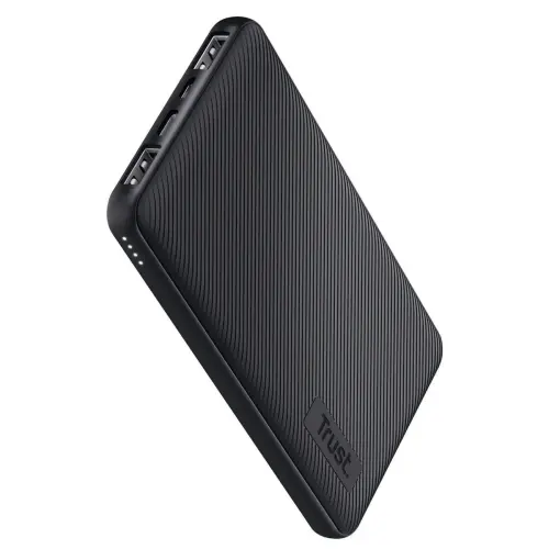 Externe batterij Powerbank Trust PrimoEco 10.000 mAh - Zwart