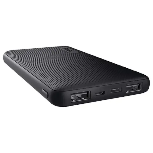 Externe batterij Powerbank Trust PrimoEco 10.000 mAh - Zwart