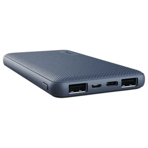 Externe batterij Powerbank Trust PrimoEco 10.000 mAh - Blauw