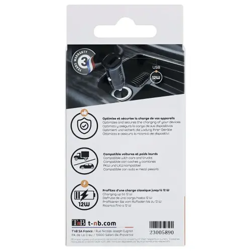 Sigarettenaansteker lader 1 x USB-A