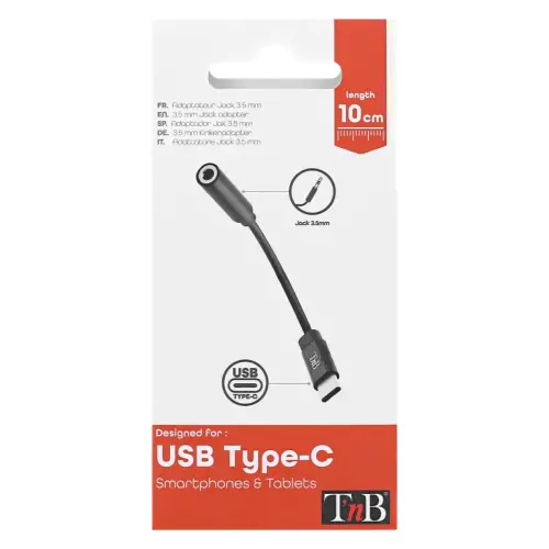 USB type C naar 3,5 mm jack-adapter
