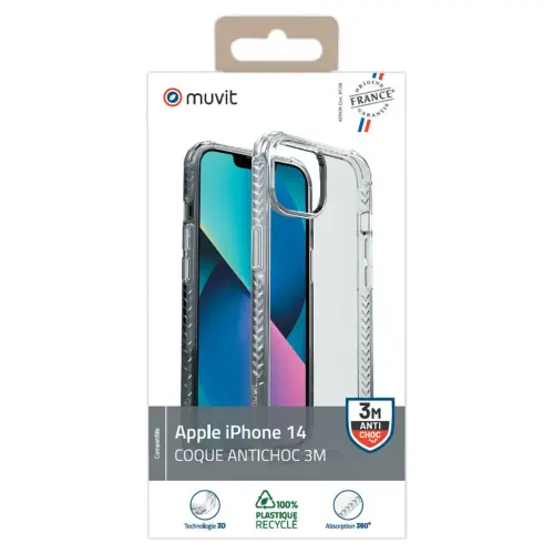 Versterkte transparante hoes voor iPhone 14