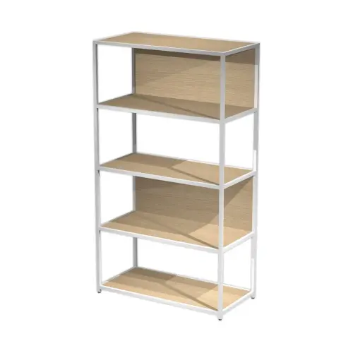 Gemiddelde witte eiken draadbibliotheek, gemonteerd 