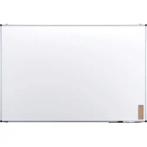 Glanzend wit bord 100 x 150 cm