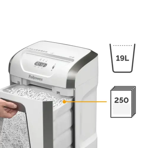 FELLOWES 15C vernietiger kruisdoorsnede 15 vellen 