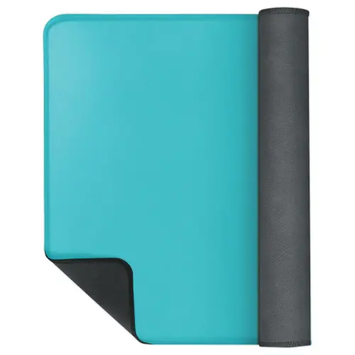 Zachte XL blauwe muismat