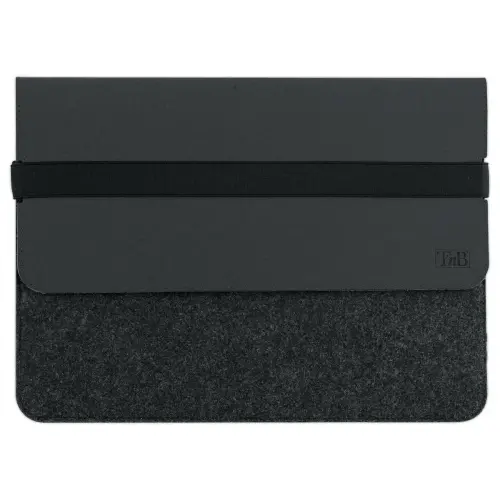 ECO FRANCE LAPTOP SLEEVES 13-14'' ZWART/GRIJS 