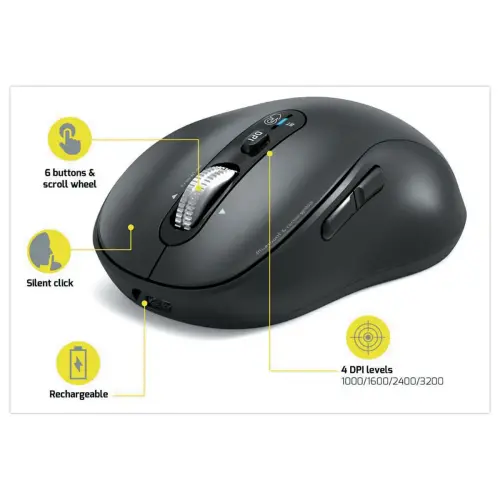 Draadloze muis Port connect 