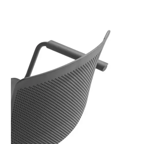 2 STOELEN 4 POTEN ACOT ZWART POLYPROPYLEEN