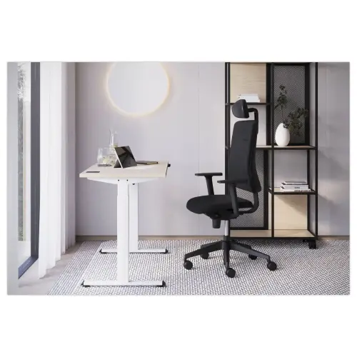 BUREAU ECO ELECTRIQUE ACACIA/WIT MONTE 160 x 80 cm