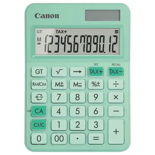 Canon LS 125KB Groene rekenmachine 12 cijfers
