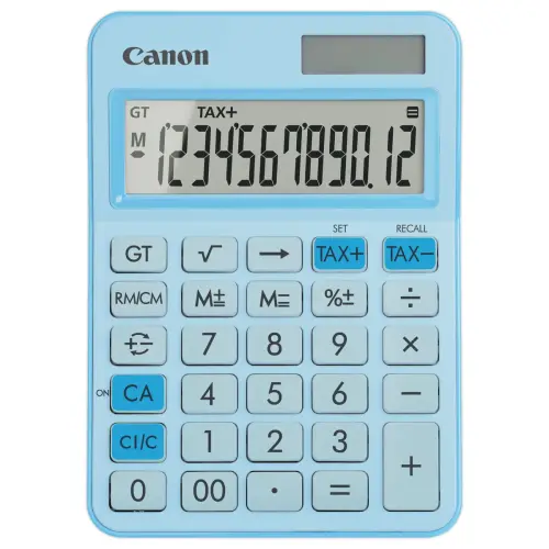 Canon LS 125KB Blauwe rekenmachine 12 cijfers