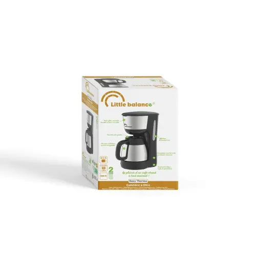 Isotherm inox koffiezetapparaat - 0,9 L - Zwart - MOULINEX