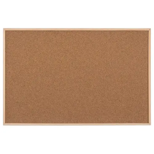 Kurkbord houten frame 90 x 120 cm 