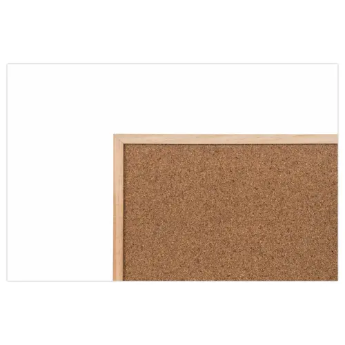 Kurkbord houten frame 90 x 120 cm 