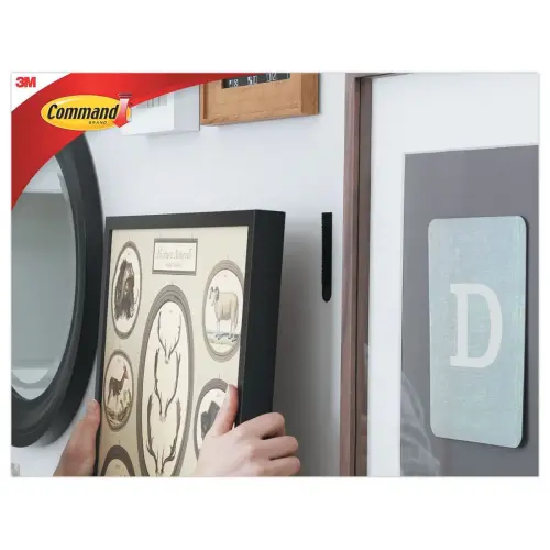 Command™ haakstrips voor schilderijen - Zwart