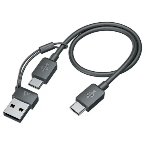 Draadloze bluetooth headset Poly VoyagerFocus 2 USB-C