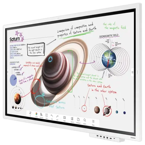 Flip 55" Samsung-scherm + Neomounts wieltjessteun