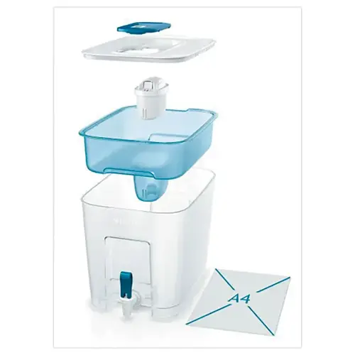Distributeur Flow Brita 8,2L + een filtercartridge