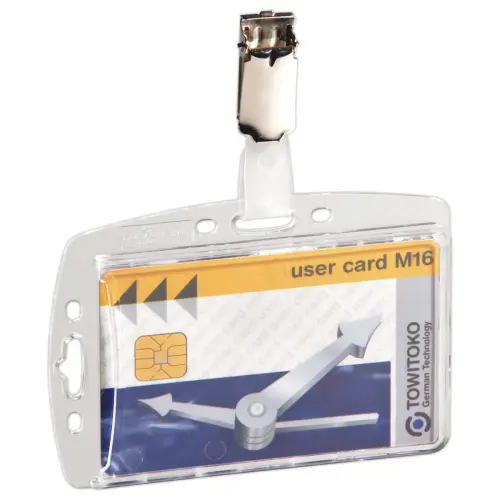 25  Magnetische kaarthouder met clip - 1 kaart - DURABLE 