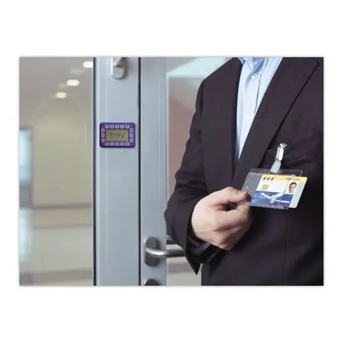 25  Magnetische kaarthouder met clip - 1 kaart - DURABLE 