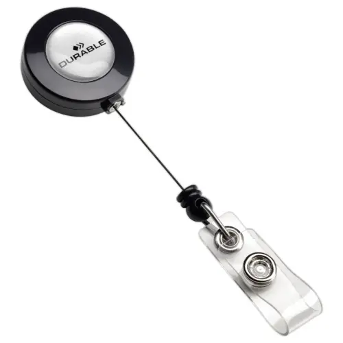 10 Magnetische kaarthouders met oprolmechanisme - DURABLE