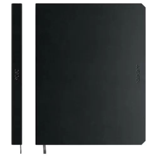 Agenda L weekplanner notities Brepols De Kempen Ashblack - Zwart