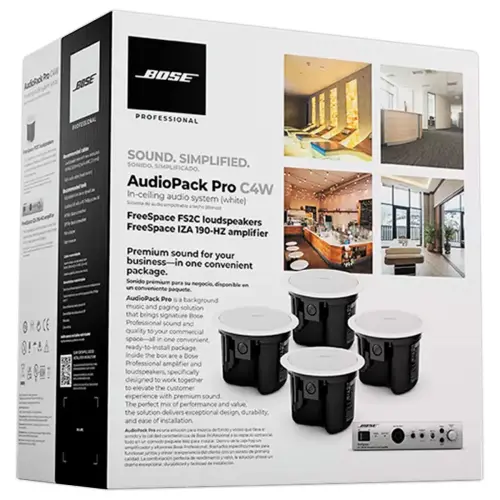 AudioPack Pro inbouw C4W wit Bose Professional