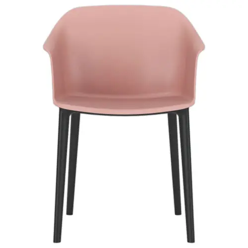 Polypropyleen fauteuil voor binnen/buiten roze