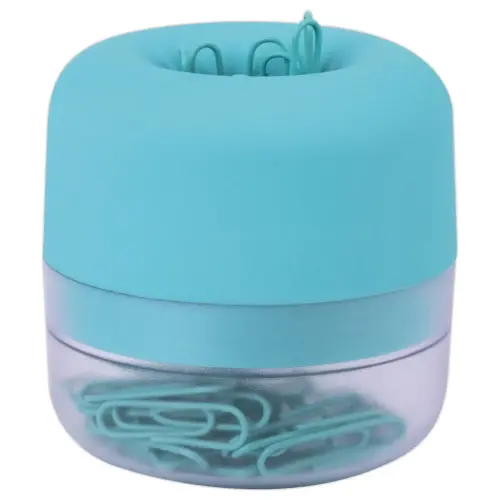 Distributeur van paperclips gevuld
