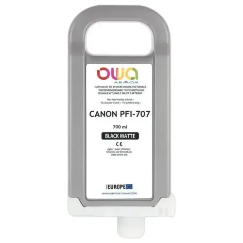 Cart B45686OW OWA voor compatibele CANON PFI-7130 700ml - Mat Zwart