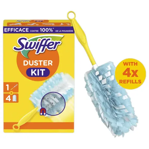Kit Swiffer steel + 4 stofdoeken 