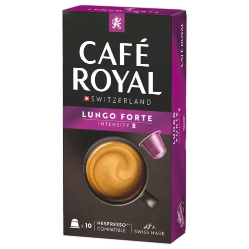 10 koffiecapsules CAFE ROYAL Lungo Forte