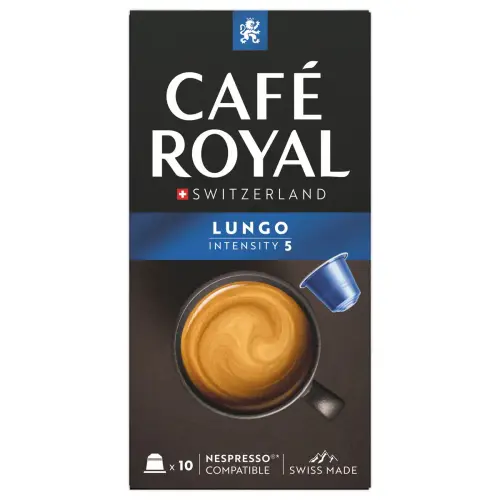 10 koffiecapsules CAFE ROYAL Lungo