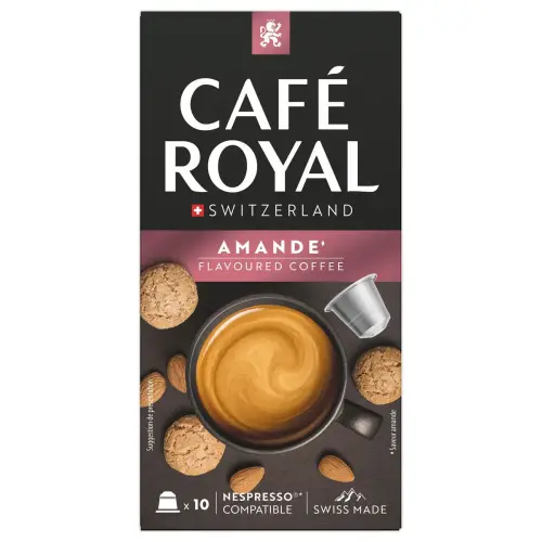 10 koffiecapsules CAFE ROYAL Amandel