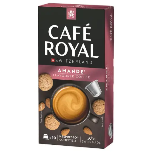 10 koffiecapsules CAFE ROYAL Amandel