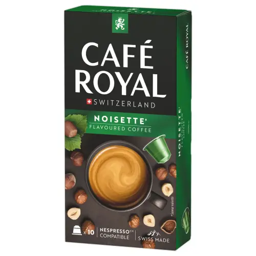10 koffiecapsules CAFE ROYAL Hazelnoot 