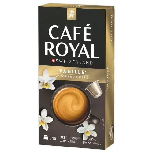 10 koffiecapsules CAFE ROYAL Vanille 