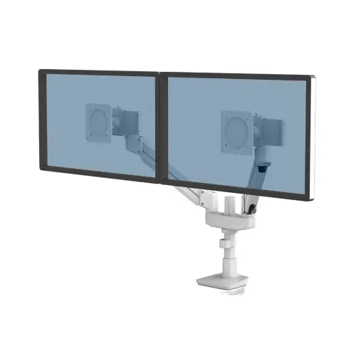 Dubbele schermhouder Top Mount Compact Tallo - wit