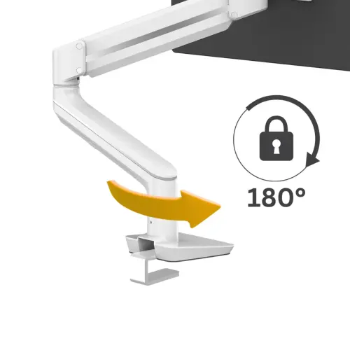 Eenvoudige schermhouder Top Mount Tallo - wit