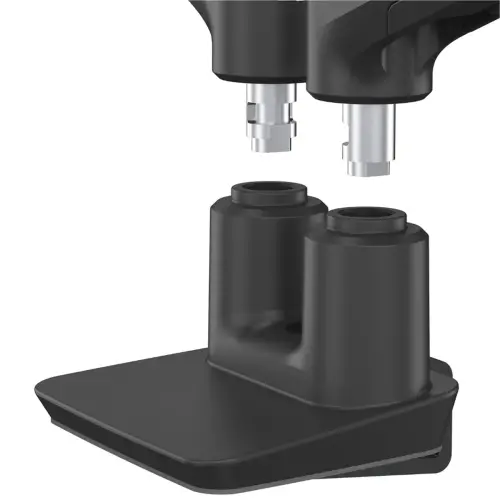 Dubbele schermhouderarm Top Mount Tallo - zwart