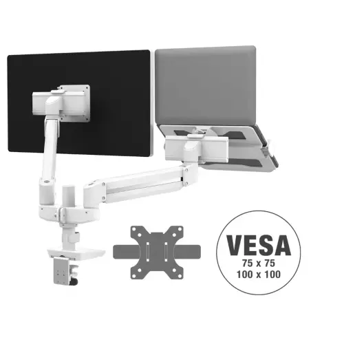 Laptopsteun voor Tallo-arm - wit