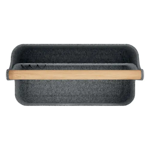 Draagbare Leitz bureau-organizer met handvat, donkergrijs