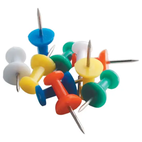 25 Push-pins - kleurassortimeny