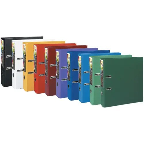 10 assorti ordners met hefboom - Prem Touch - EXACOMPTA