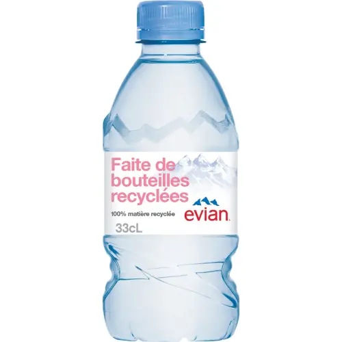 24 flessen water van 33 cl - EVIAN 