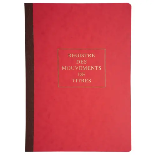 Register van effectenbewegingen A4 - LE DAUPHIN