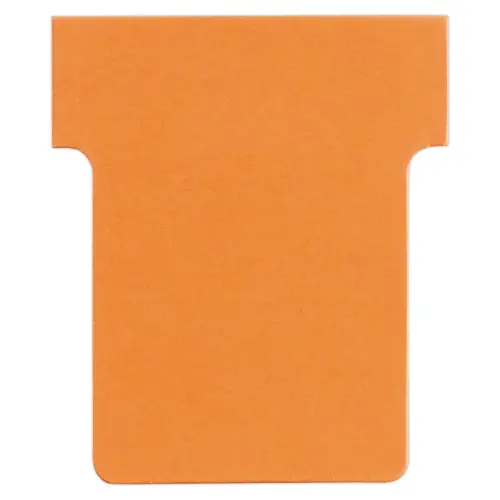 100  T-fiches voor planning - Maat 1,5 - Oranje - NOBO 