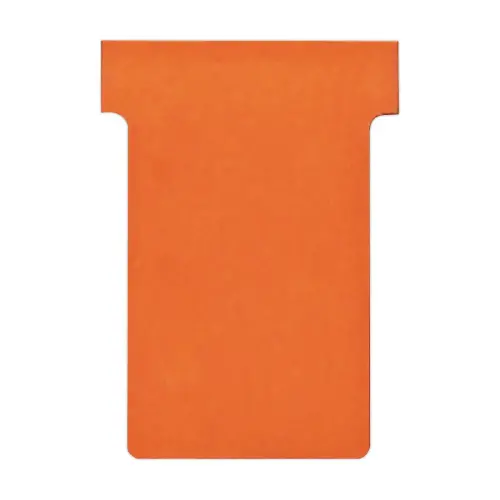 100  T-fiches voor planning - Maat 1,5 - Oranje - NOBO 